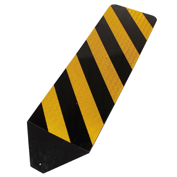 Shur-Tite Bridge Marker 12 in. X 36 in. OM3 Stripe LT Down to RT Black Panel Only 46528 - main